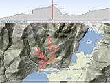 Lago di Como - Sasso Canale - 001 Traccia GPS e Profilo Altimetrico